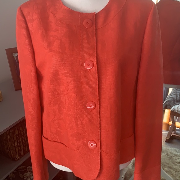Talbots Jackets & Blazers - Talbots coral 4 button jacket / blazer